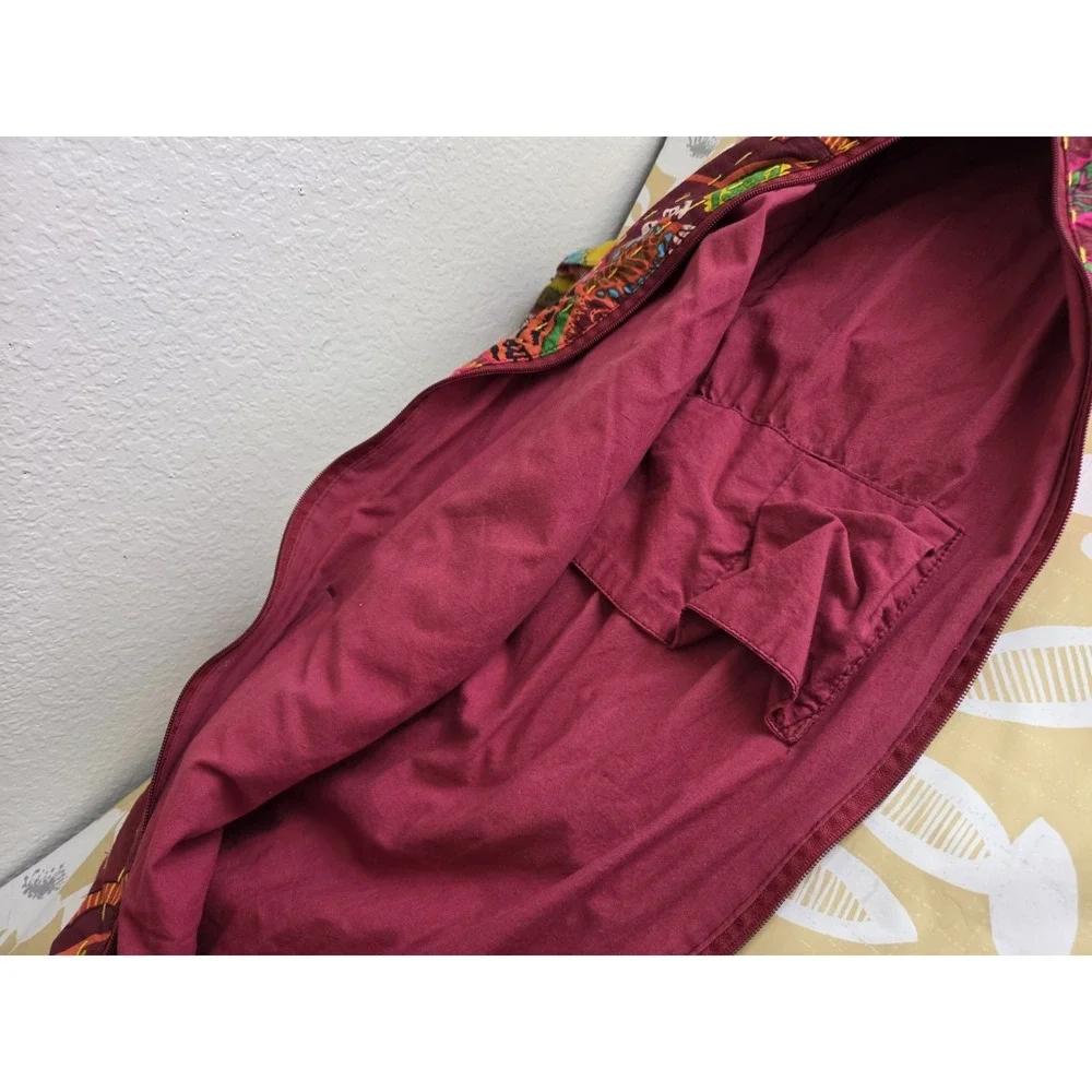 Breathe Yoga Mat Bag Colorful Patchwork Boho Gym Workout Gear